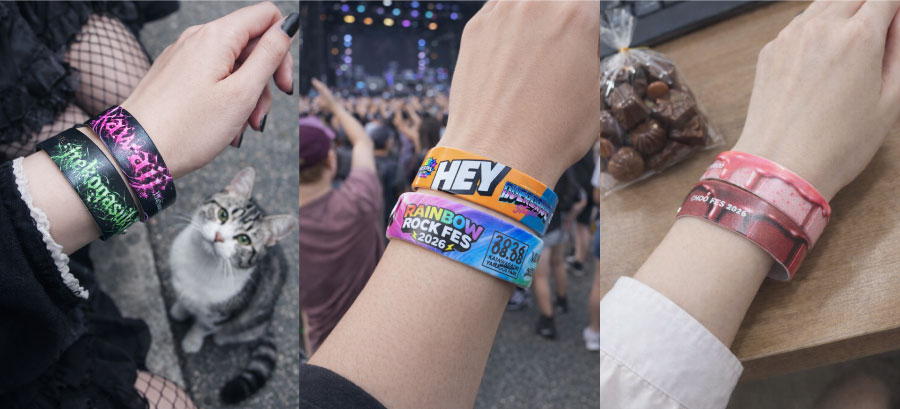 フルカラーPVCラバーバンド